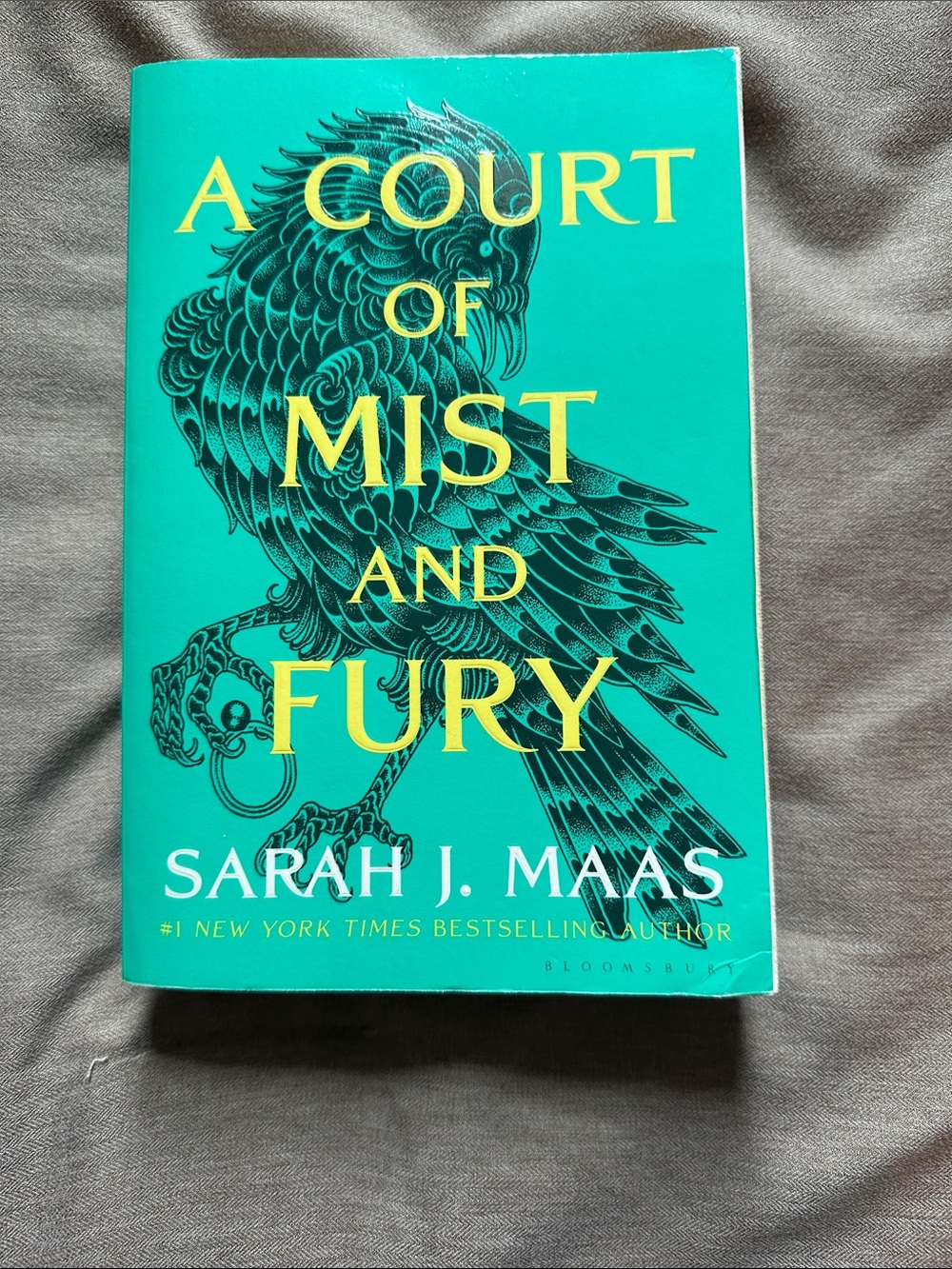 A Court of Mist and Fury by Sarah J. Maas - Teal Cover
